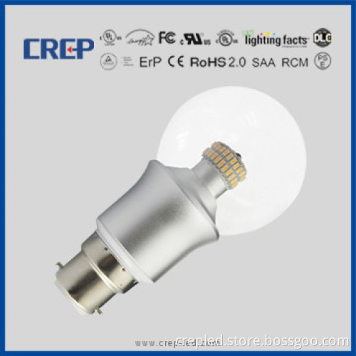 High brightness 6W LED light lamp wide beam angle more than 300degree